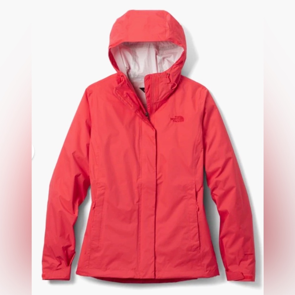 The North Face Venture 2 Jacket Hooded Shell Jacket Cayenne Red Sz L